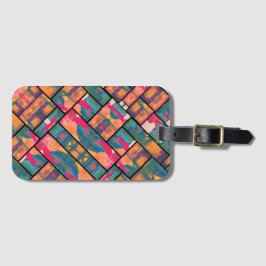 Stilvolle Art Paint Gepäckanhänger