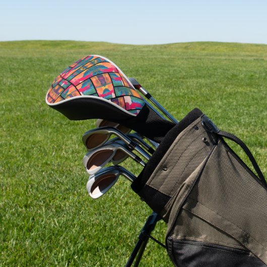 Stilvolle Art Paint Golf Headcover (In SItu)