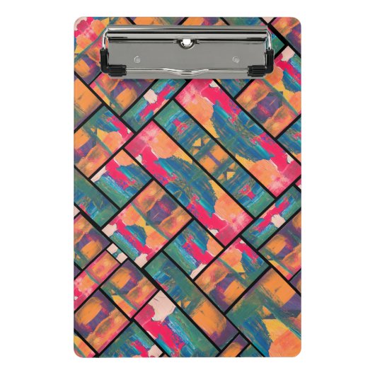 Stilvolle Art Paint Mini Klemmbrett (Vorderseite)