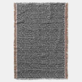 Stilvolle ArtDeco Zickzack Zigzag Decke (Vorderseite Vertikal)