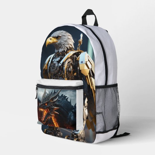 Stilvolle Aufbewahrung: Entdecken Sie unsere Tasch Bedruckter Rucksack (Rückseitige Ecke Rechts)