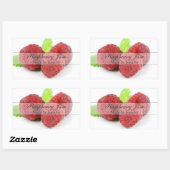 Stilvolle Aufkleber für das Raspberry Canning (Blatt)