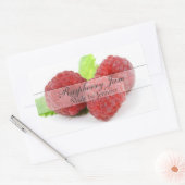 Stilvolle Aufkleber für das Raspberry Canning (Umschlag)