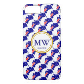 Stilvolle AUSTRALIA-Monogramm mit reichlich Lebens Case-Mate iPhone Hülle (Rückseite)