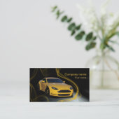 Stilvolle AutomobilVisitenkarte Visitenkarte (Stehend Vorderseite)