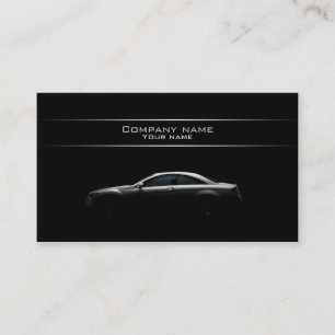 Stilvolle AutomobilVisitenkarte Visitenkarte