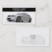 Stilvolle AutomobilVisitenkarte Visitenkarte (Vorne/Hinten)