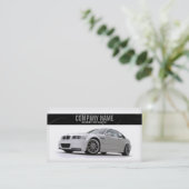 Stilvolle AutomobilVisitenkarte Visitenkarte (Stehend Vorderseite)