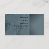 Stilvolle AutomobilVisitenkarte Visitenkarte (Rückseite)