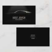 Stilvolle AutomobilVisitenkarte Visitenkarte (Vorne/Hinten)