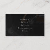 Stilvolle AutomobilVisitenkarte Visitenkarte (Rückseite)