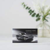Stilvolle AutomobilVisitenkarte Visitenkarte (Stehend Vorderseite)