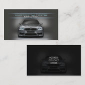 Stilvolle AutomobilVisitenkarte Visitenkarte (Vorne/Hinten)