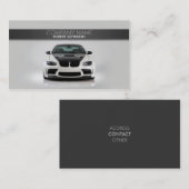 Stilvolle AutomobilVisitenkarte Visitenkarte (Vorne/Hinten)