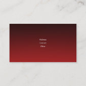 Stilvolle AutomobilVisitenkarte Visitenkarte (Rückseite)