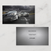 Stilvolle AutomobilVisitenkarte Visitenkarte (Vorne/Hinten)