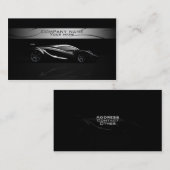 Stilvolle AutomobilVisitenkarte Visitenkarte (Vorne/Hinten)