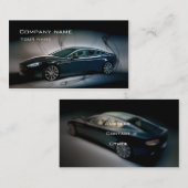 Stilvolle AutomobilVisitenkarte Visitenkarte (Vorne/Hinten)