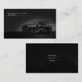 Stilvolle AutomobilVisitenkarte Visitenkarte (Vorne/Hinten)
