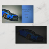 Stilvolle AutomobilVisitenkarte Visitenkarte (Vorne/Hinten)