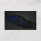 Stilvolle AutomobilVisitenkarte Visitenkarte (Rückseite)