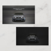 Stilvolle AutomobilVisitenkarte Visitenkarte (Vorne/Hinten)