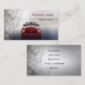 Stilvolle AutomobilVisitenkarte Visitenkarte (Vorne/Hinten)