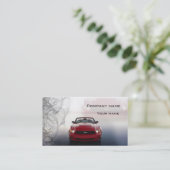Stilvolle AutomobilVisitenkarte Visitenkarte (Stehend Vorderseite)