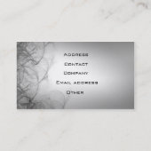 Stilvolle AutomobilVisitenkarte Visitenkarte (Rückseite)