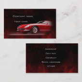 Stilvolle AutomobilVisitenkarte Visitenkarte (Vorne/Hinten)