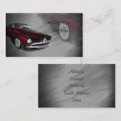 Stilvolle AutomobilVisitenkarte Visitenkarte (Vorne/Hinten)