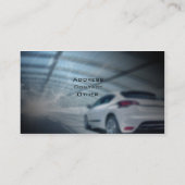 Stilvolle AutomobilVisitenkarte Visitenkarte (Rückseite)