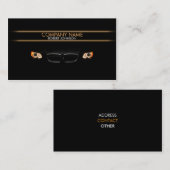Stilvolle AutomobilVisitenkarte Visitenkarte (Vorne/Hinten)