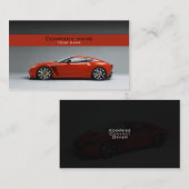 Stilvolle AutomobilVisitenkarte Visitenkarte (Vorne/Hinten)