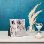 Stilvolle Baby Foto Family Keepake Beige Fotoplatte (InSitu)