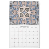 Stilvolle bali Batik Muster Fantasy Art Designs Kalender (Feb 2027)