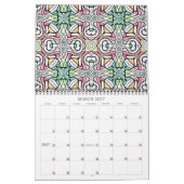 Stilvolle bali Batik Muster Fantasy Art Designs Kalender (Mär 2027)