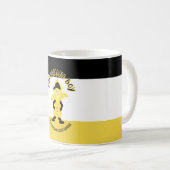 Stilvolle Banane Kaffeetasse (VorderseiteRechts)