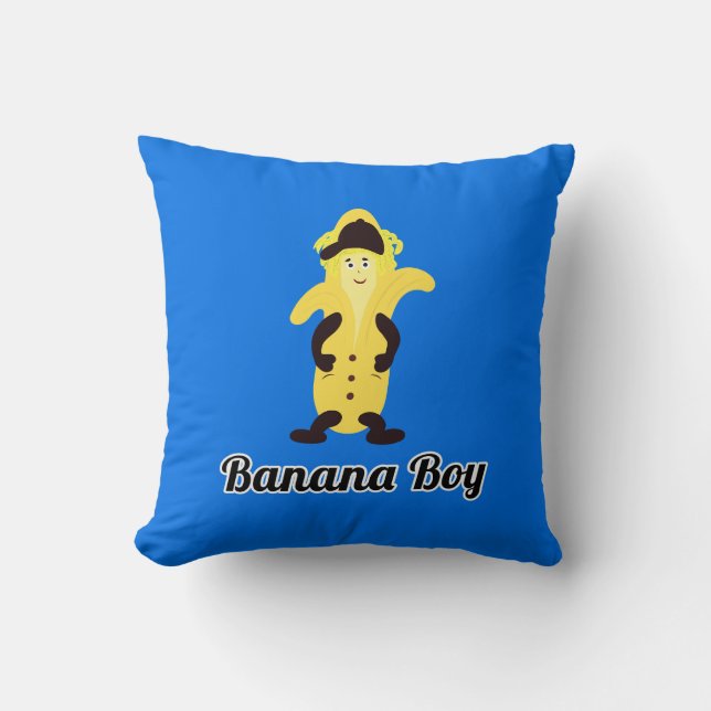 Stilvolle Banane Kissen (Vorderseite)