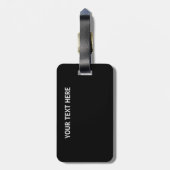 Stilvolle Barcelona Spanien Kathedrale Vintag Gepäckanhänger (Rückseite vertikal)