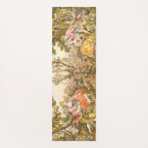 Stilvolle Barockpaare Floral Yoga Mat
