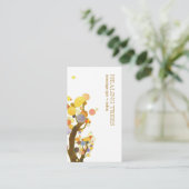 Stilvolle Bäume Massage Therapist Visitenkarte (Stehend Vorderseite)