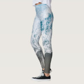 Stilvolle Beach Vibes Abstrakte Leggings (Links)