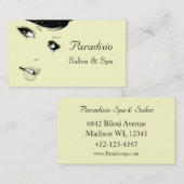 Stilvolle Beauty Salon und Wellness-Center Busines Visitenkarte (Vorne/Hinten)