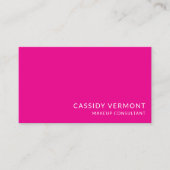 Stilvolle Berufliche Beauty Makeup Consultant Visitenkarte (Vorderseite)