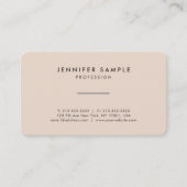 Stilvolle berufliche elegante Farbmoderner Entwurf Visitenkarte (Vorderseite)