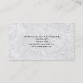Stilvolle Berufliche Gray Wall Texture Trendy Visitenkarte (Rückseite)