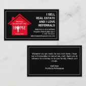 Stilvolle Berufliche Realtor Real Anwesen Agent Visitenkarte (Vorne/Hinten)