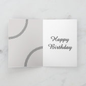 Stilvolle besondere Freundin Geburtstagskarte Feiertagskarte (Innenseite)