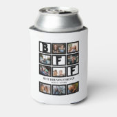 Stilvolle BESTE FREUNDIN Best Friends Forever 9 Fo Dosenkühler (Kanne Rückseite)